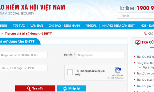 Cách tra cứu mã số BHXH, thông tin BHYT, BHXH