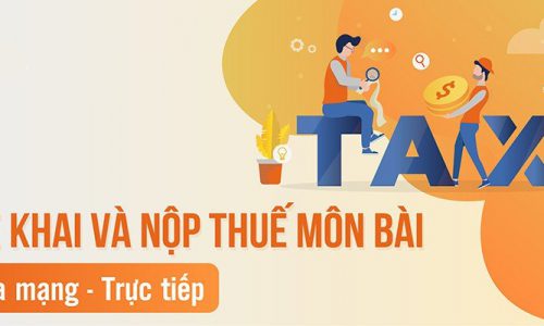 Hướng dẫn kê khai và nộp thuế môn bài