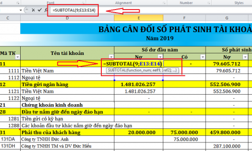 Tự học kế toán trên Excel